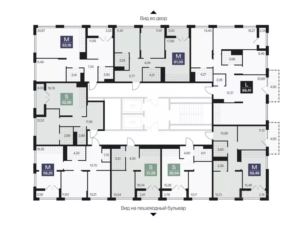 2-к кв. Волгоградская область, Волгоград просп. Имени В.И. Ленина, 59Г ... - Фото 2