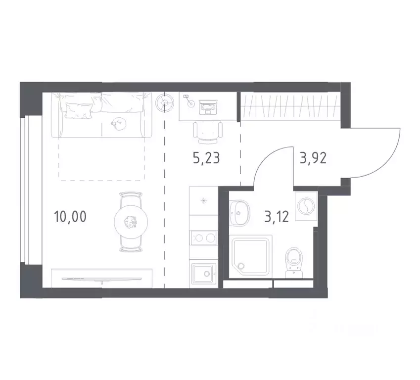 1-к кв. Московская область, Химки городской округ, д. Юрлово Пятницкие ... - Фото 1