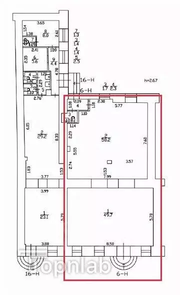 Помещение свободного назначения в Санкт-Петербург Клинский просп., 19 ... - Фото 2