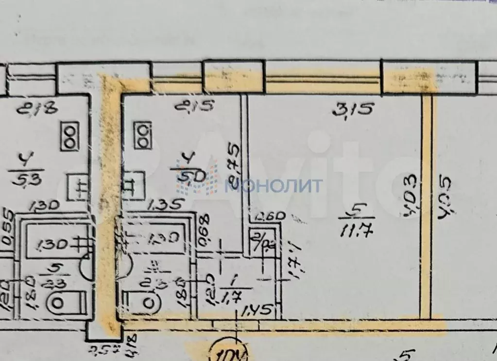 1-к. квартира, 20,9 м, 6/9 эт. - Фото 0