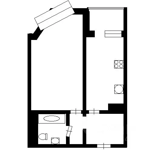 1-к кв. Москва Левобережная ул., 4к7 (48.0 м) - Фото 1