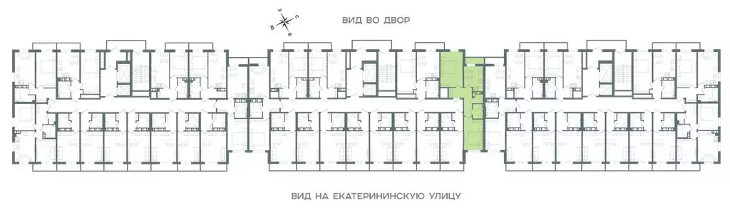 2-комнатная квартира: Мурино, Екатерининская улица, 11 (50.2 м) - Фото 1