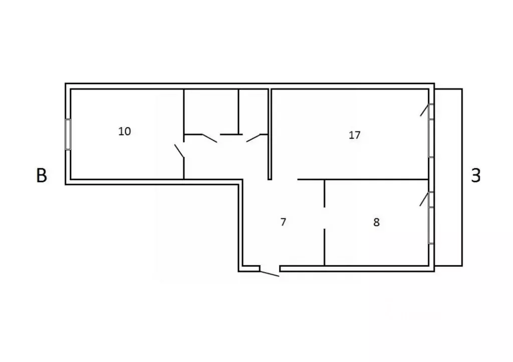 2-к кв. Приморский край, Уссурийск ул. Александра Францева, 13 (52.3 ... - Фото 2