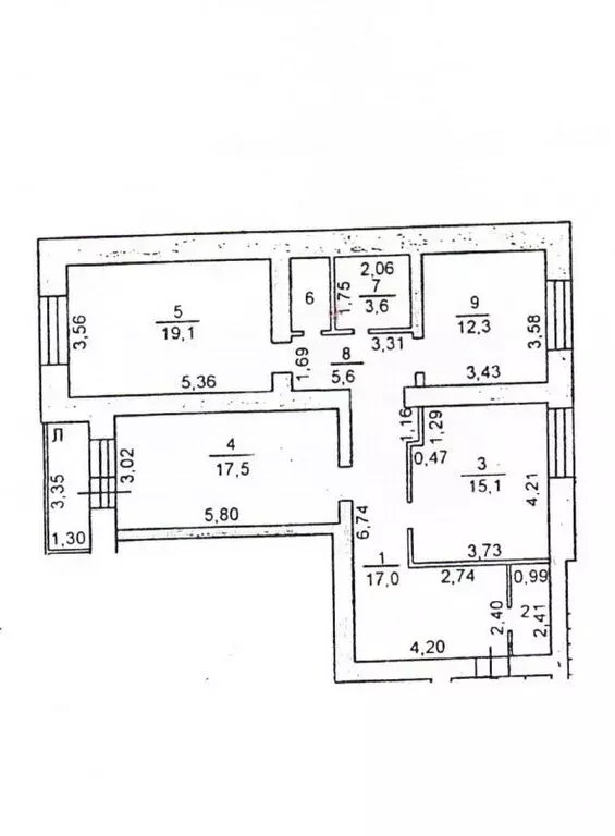 3-комнатная квартира: Йошкар-Ола, улица Лебедева, 59 (94.5 м) - Фото 2