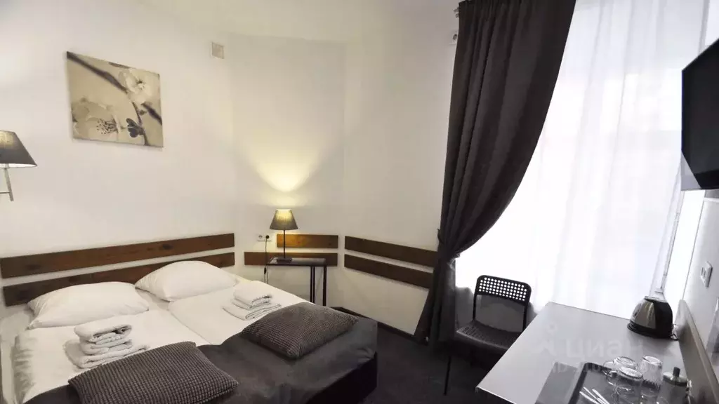 Комната Москва Новинский бул., 11 (12.0 м) - Фото 1