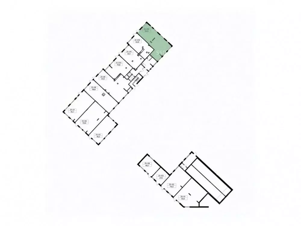 Торговая площадь в Москва Скандинавия жилой комплекс, 25.1 (115 м) - Фото 2