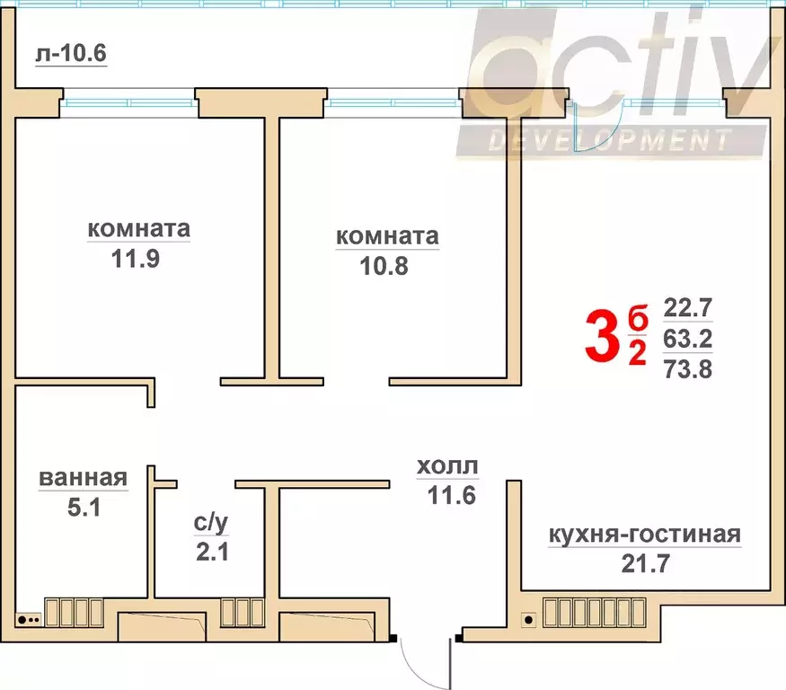 2-к кв. Свердловская область, Верхняя Пышма Гранд Успенский жилой ... - Фото 1