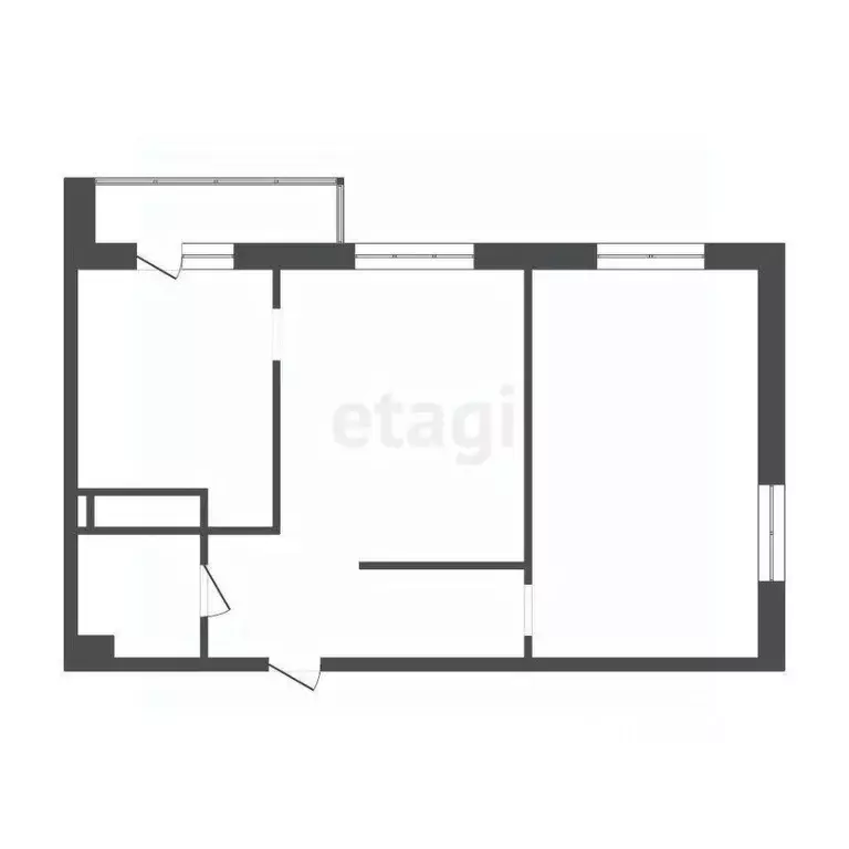 2-к кв. Иркутская область, Байкальск г. Слюдянский район, Байкальское ... - Фото 2