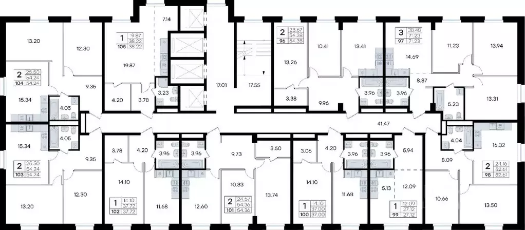 2-к кв. Приморский край, Владивосток ул. Тухачевского, 80 (54.36 м) - Фото 2