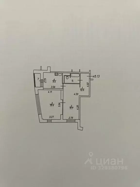 2-к кв. Московская область, Лобня Центральная ул., 8 (57.5 м) - Фото 1