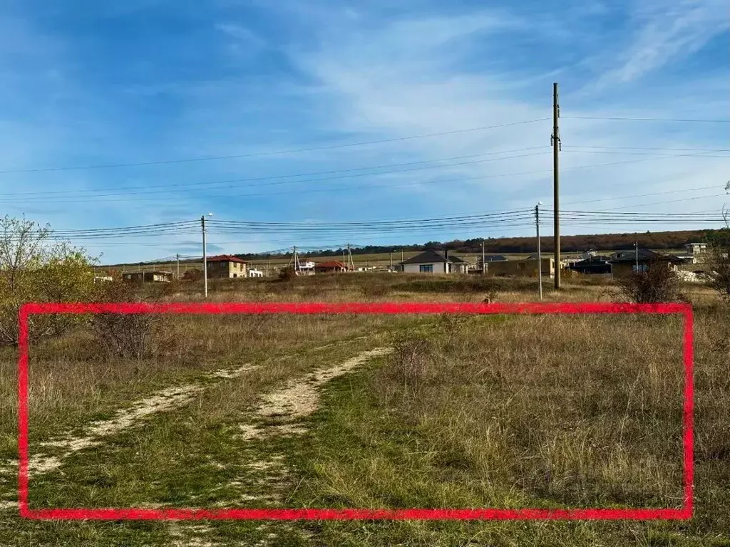 Участок в Крым, Симферопольский район, Чистенское с/пос, с. Левадки  ... - Фото 1