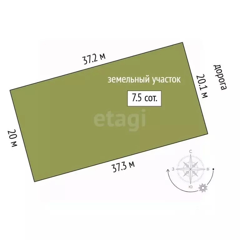 Участок в Тюменская область, Тюменский муниципальный округ, Садовые ... - Фото 2