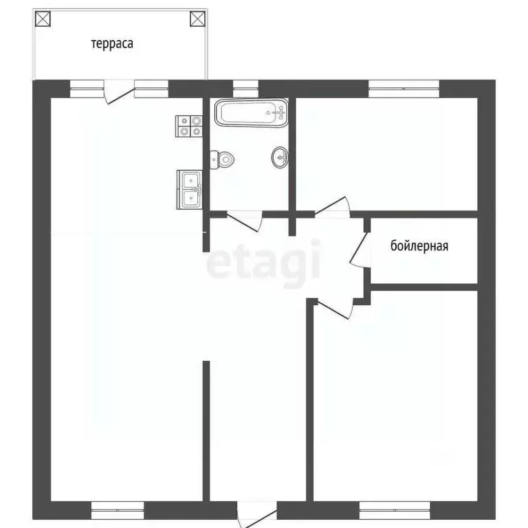 Дом в Тюменская область, Тюмень Лаванда садовое товарищество,  (75 м) - Фото 2