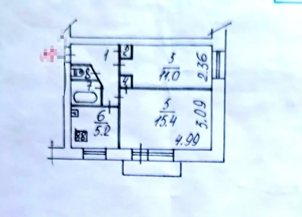 2-к кв. Вологодская область, Вологда ул. Казакова, 10Б (41.0 м) - Фото 0