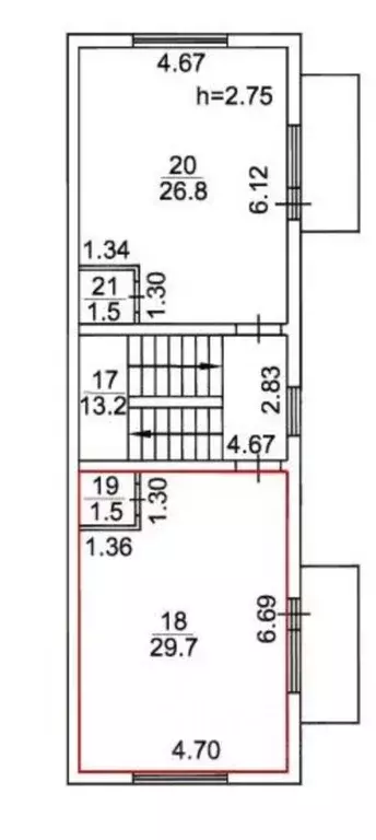 Офис в Новосибирская область, Новосибирск Рябиновая ул., 8 (31 м) - Фото 2