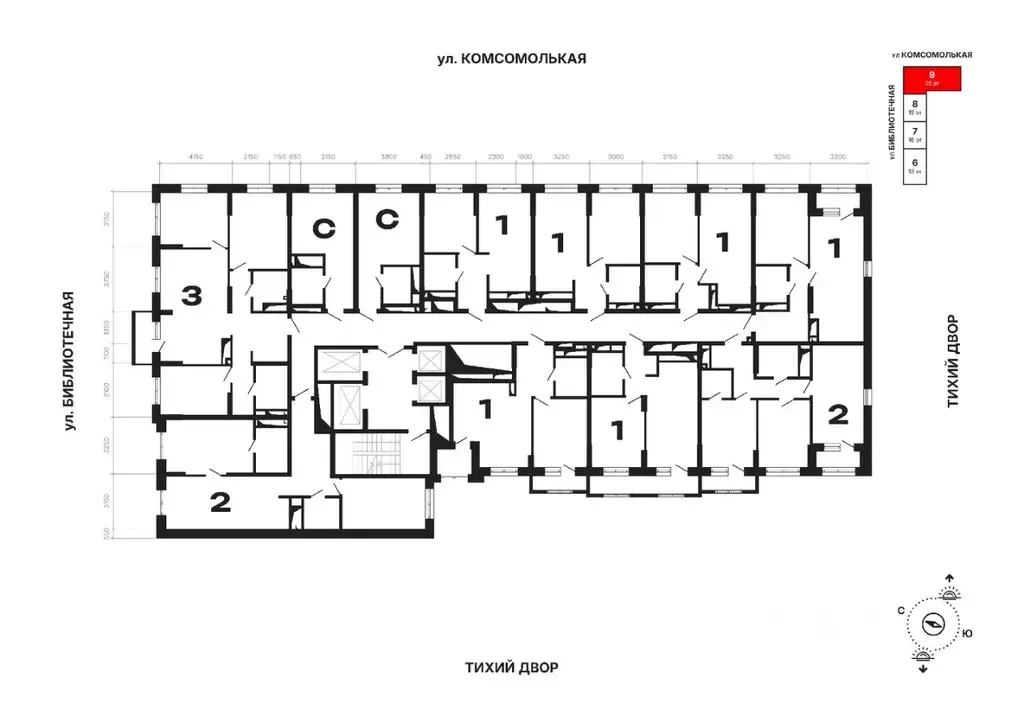 2-к кв. Свердловская область, Екатеринбург Втузгородок жилрайон,  ... - Фото 2
