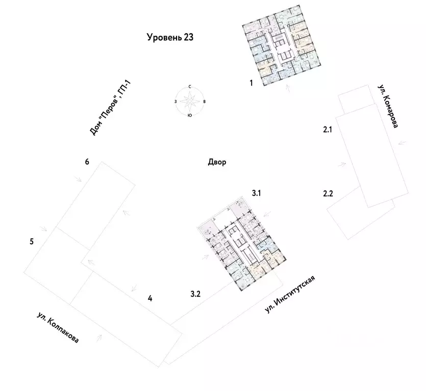Студия Московская область, Мытищи Страна.Парковая жилой комплекс ... - Фото 2