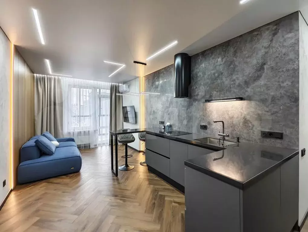 1-к. квартира, 44 м, 8/9 эт. - Фото 0