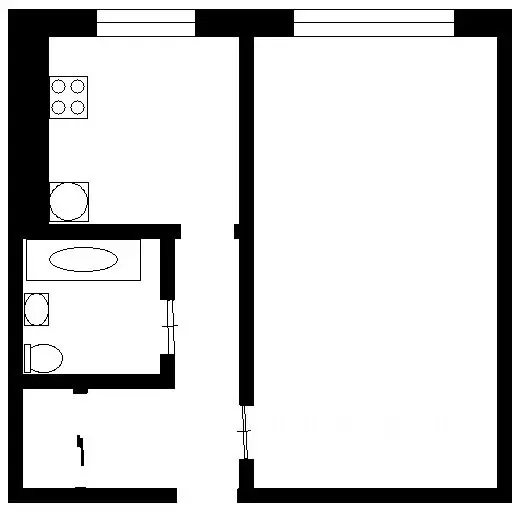 1-к кв. Хакасия, Сорск Усть-Абаканский район, ул. Кирова, 21 (30.0 м) - Фото 1