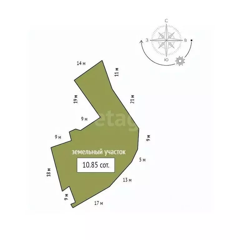 Участок в Красноярский край, Красноярск Успенская ул. (10.85 сот.) - Фото 2