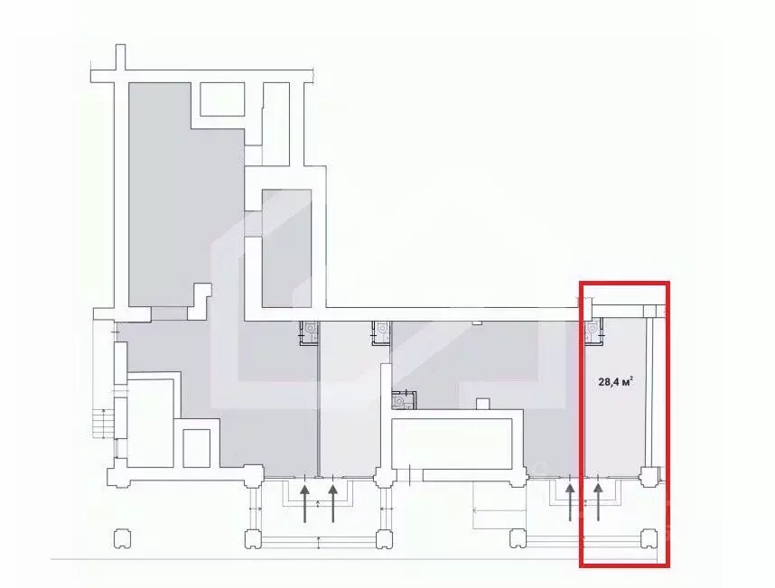 Помещение свободного назначения в Москва Долгоруковская ул., 40 (28 м) - Фото 2