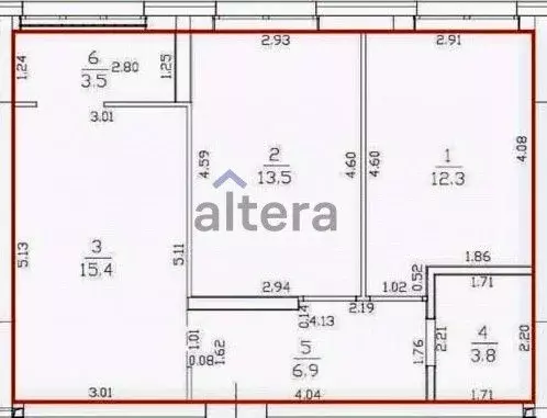 2-к кв. Татарстан, Казань ул. Умырзая, 12 (55.4 м) - Фото 2