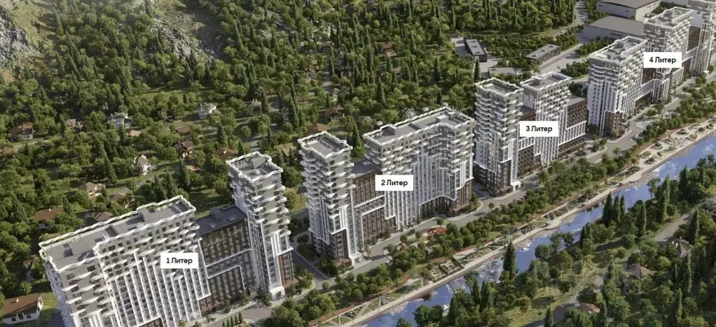 1-к кв. Краснодарский край, Сочи КСМ мкр,  (43.38 м) - Фото 1