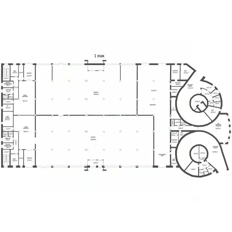 Торговая площадь в Тюменская область, Тюмень ул. Федюнинского, 73 ... - Фото 2