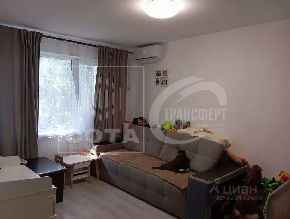 1-к кв. Воронежская область, Воронеж ул. Домостроителей, 12 (30.5 м) - Фото 0