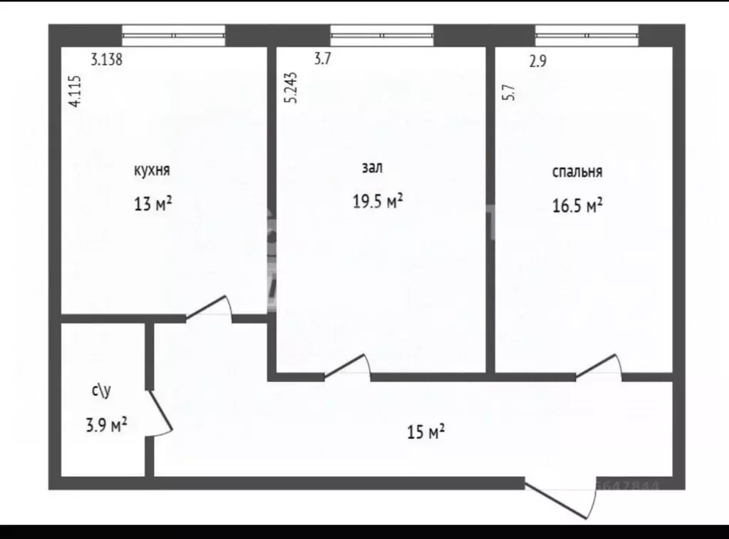 2-к кв. Дагестан, Дербент ул. Сальмана, 65А (70.0 м) - Фото 2