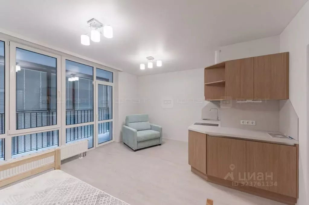 1-к кв. Татарстан, Казань ул. Аделя Кутуя, 100 (35.4 м) - Фото 1