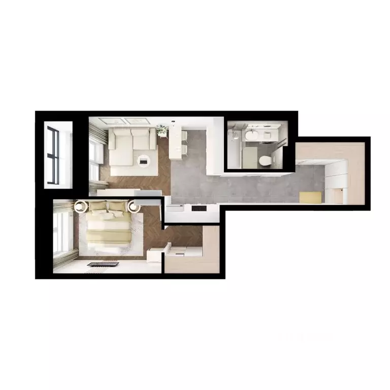 1-к кв. Сахалинская область, Южно-Сахалинск ул. Имени Владимира ... - Фото 2