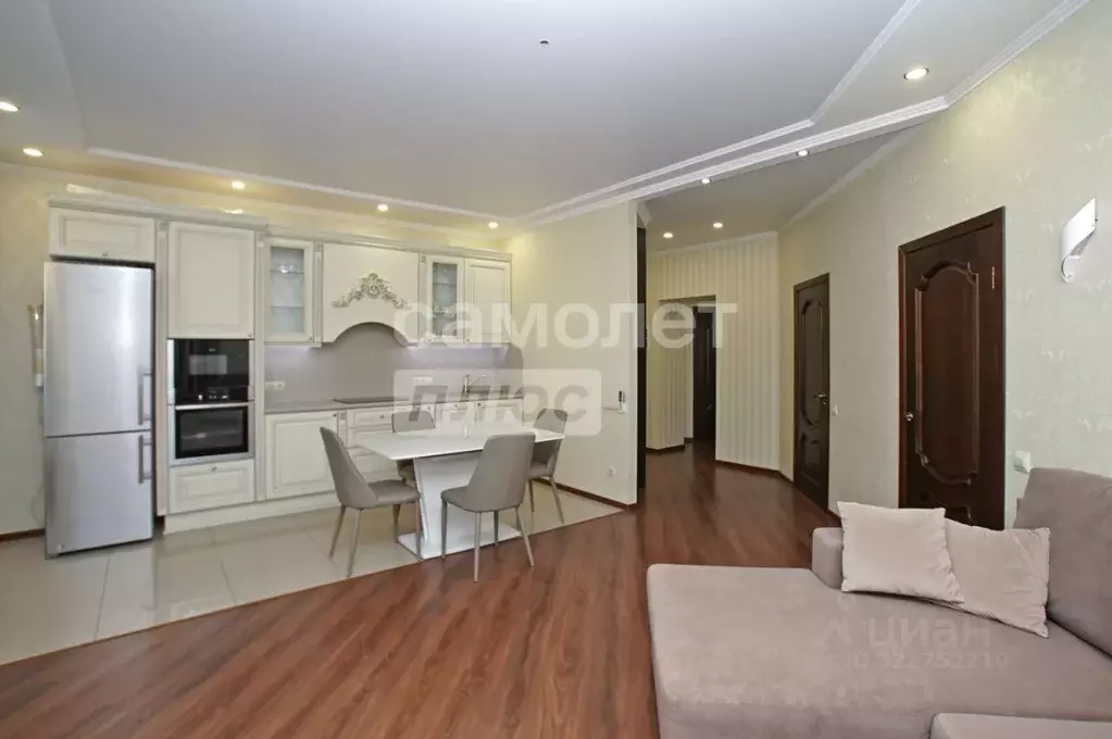 3-к кв. Омская область, Омск ул. Красный Путь, 105к4 (78.3 м) - Фото 2