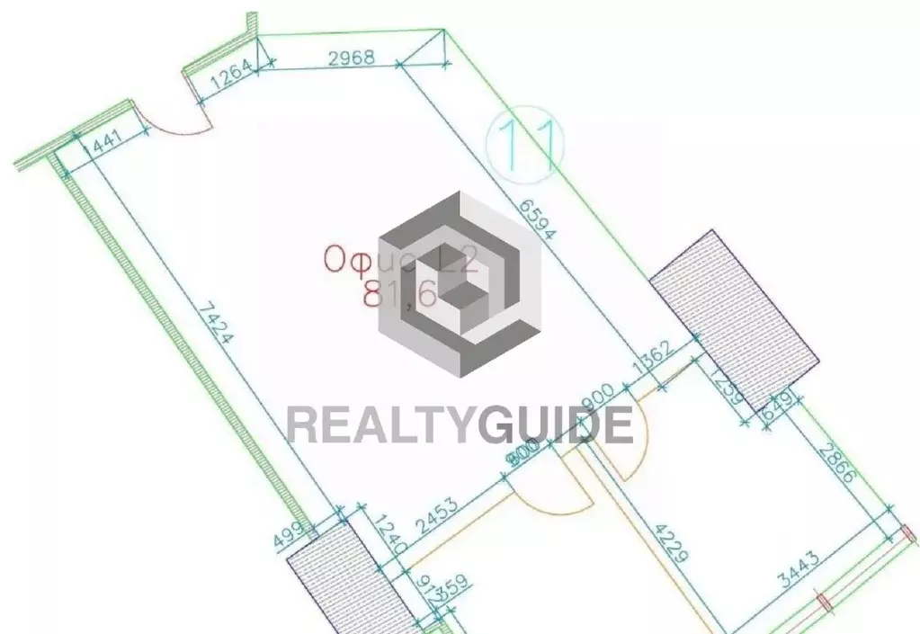 Офис в Москва наб. Пресненская, 12 (82 м) - Фото 1