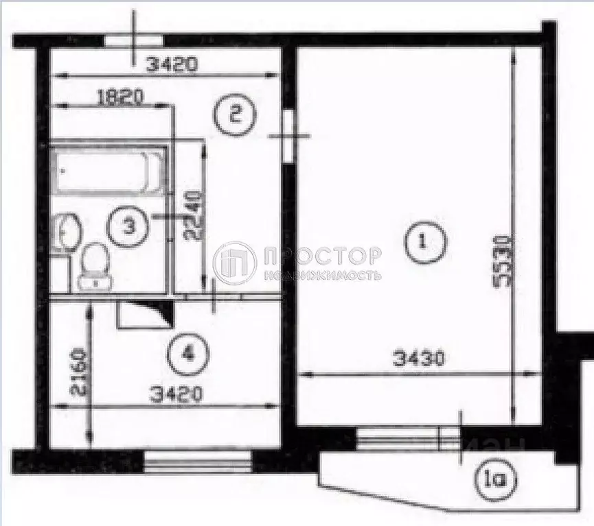 1-к кв. Москва ул. Чичерина, 2/9 (38.0 м) - Фото 2