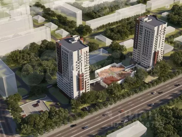 1-к. квартира, 47 м, 6/21 эт. - Фото 1