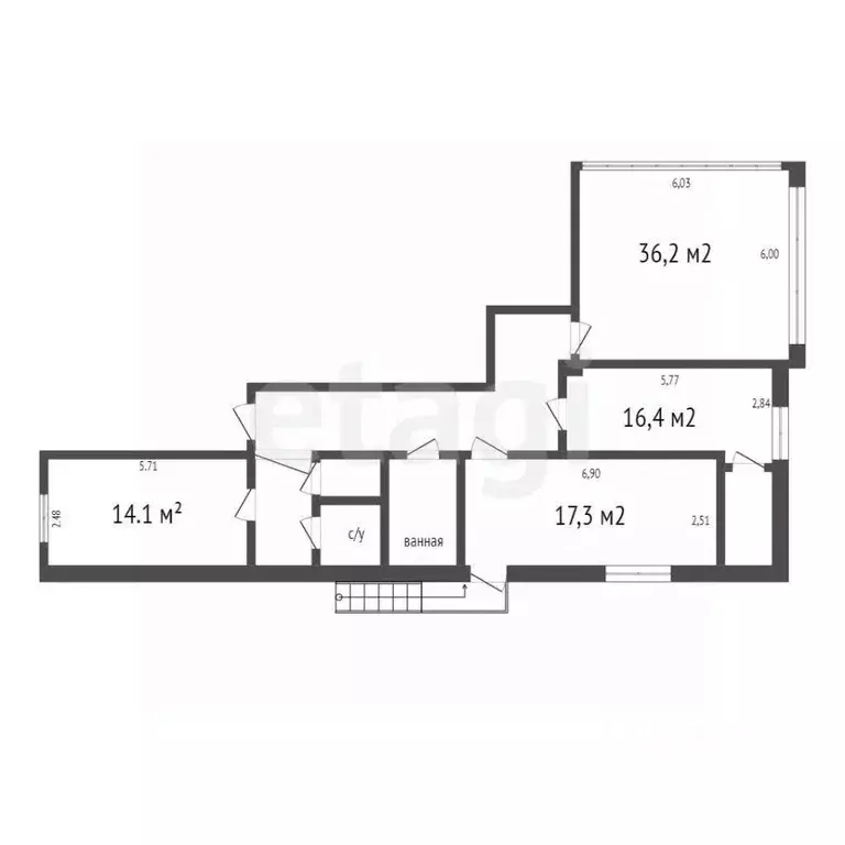 Офис в Псковская область, Псков Юбилейная ул., 69В (112 м) - Фото 2
