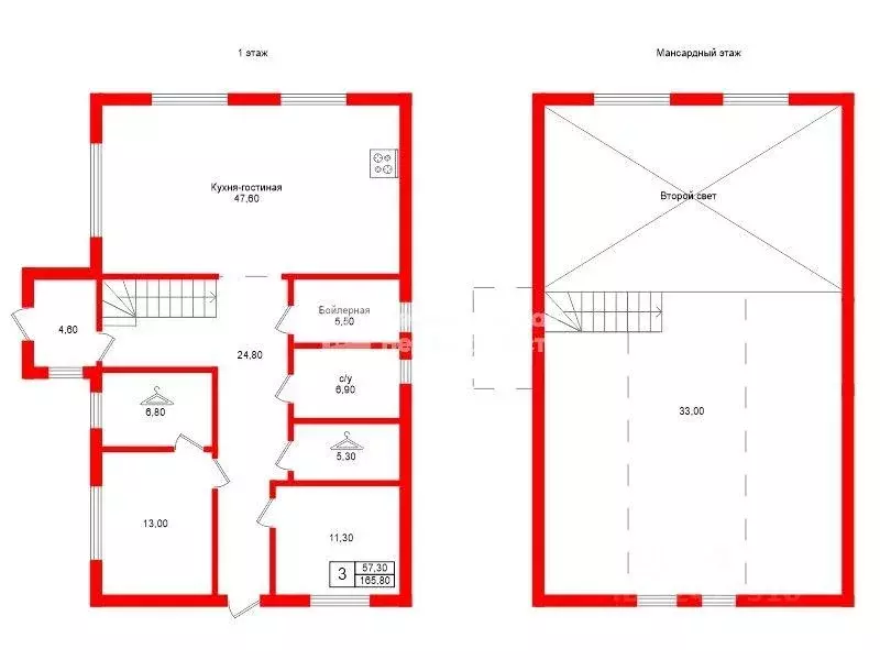 Дом, 165.8 м - Фото 1