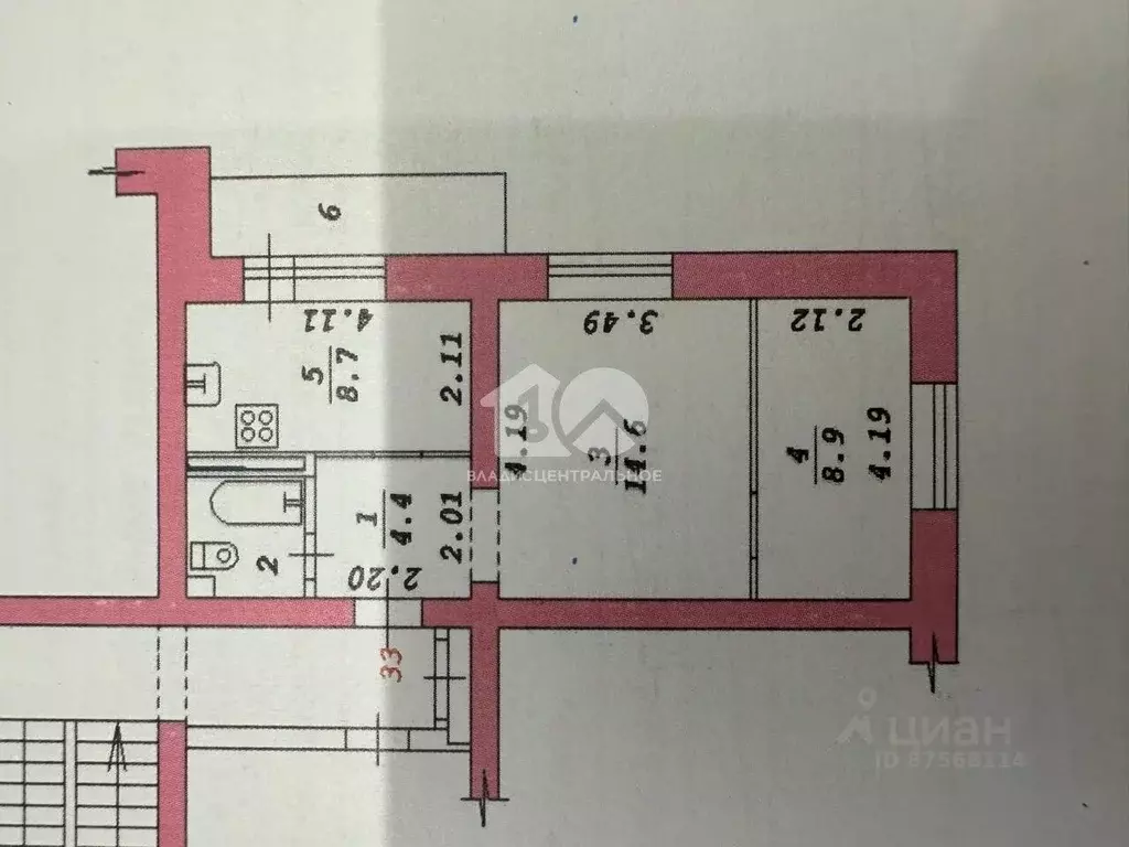 2-к кв. Новосибирская область, Новосибирск Затон мкр, ул. 2-я ... - Фото 2