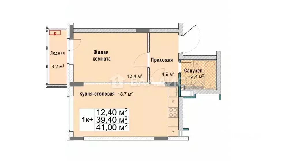 1-к кв. Нижегородская область, Нижний Новгород Кооперативный поселок ... - Фото 2