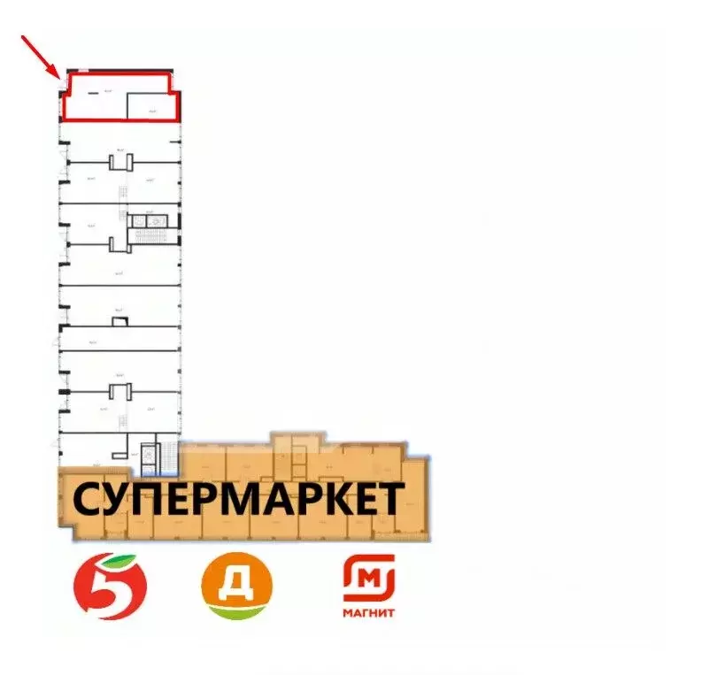 Торговая площадь в Московская область, Химки Клязьма-Старбеево мкр, ... - Фото 2