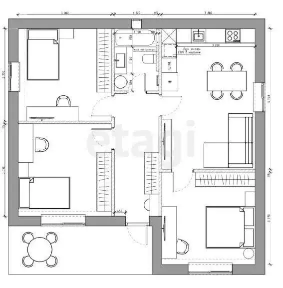 Дом в Тульская область, городской округ Тула, деревня Струково, ... - Фото 1