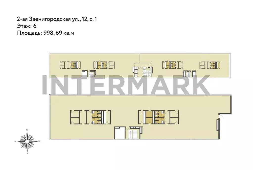 Офис в Москва 2-я Звенигородская ул., 12С1 (999 м) - Фото 1