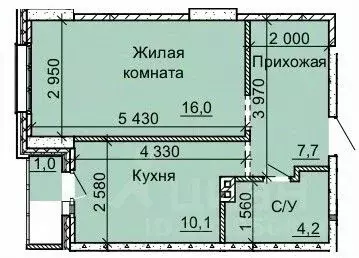 1-к кв. Новосибирская область, Новосибирск Юбилейный мкр, ул. ... - Фото 0