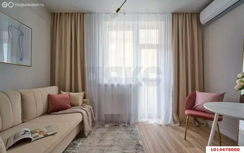 1-комнатная квартира: Краснодар, улица имени Героя Ростовского, 8 (38 ... - Фото 1
