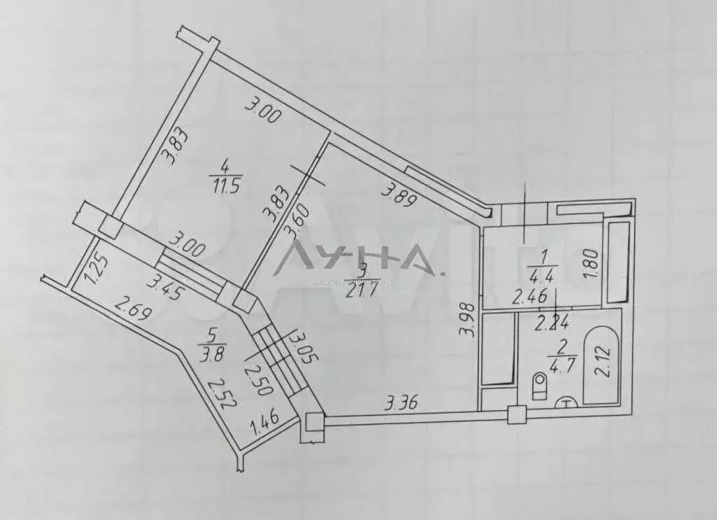 2-к. квартира, 50 м, 25/25 эт. - Фото 0