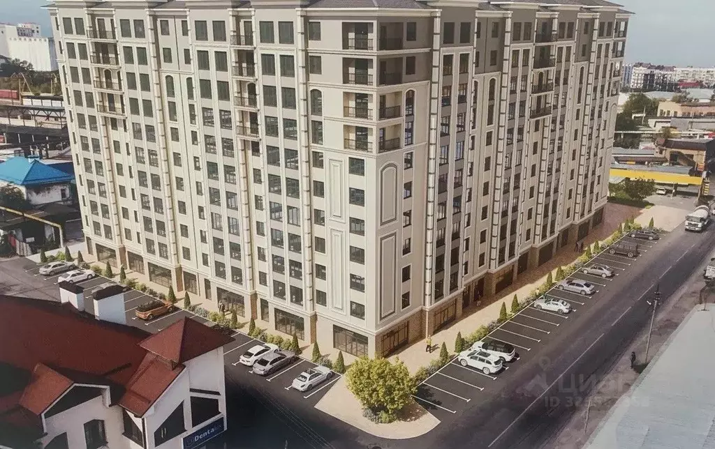 1-к кв. Кабардино-Балкария, Нальчик ул. Щорса, 61 (33.19 м) - Фото 2