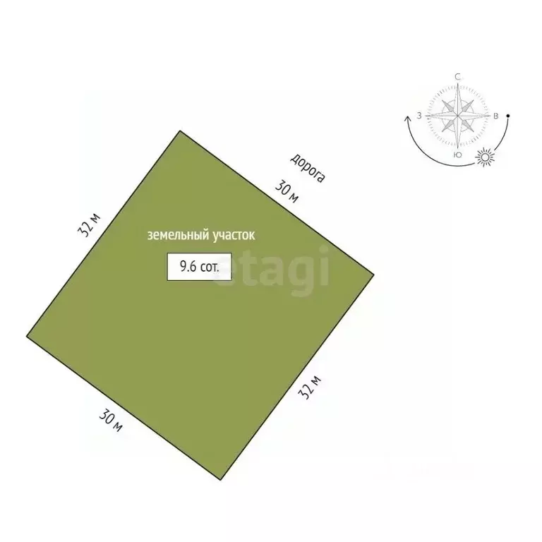 Участок в Башкортостан, Стерлитамакский район, Отрадовский сельсовет, ... - Фото 2