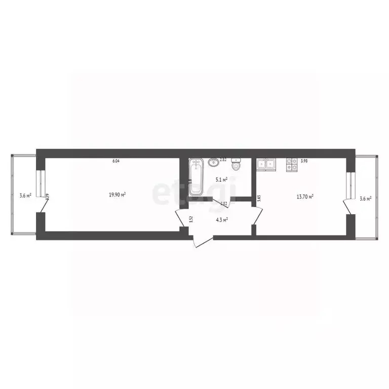1-к кв. Краснодарский край, Краснодар Музыкальный мкр, ул. Имени ... - Фото 1