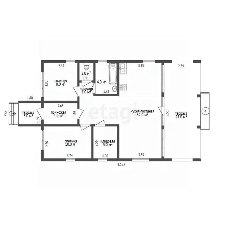 Дом в Калужская область, Перемышльский муниципальный округ, Корекозево ... - Фото 1